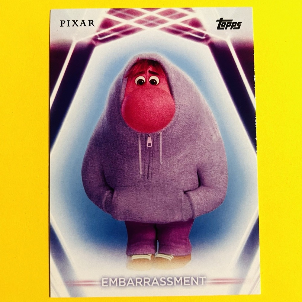 2026 Topps Disney Neon Embarrassment #170 Inside‎ Out 2 Pixar Base Card